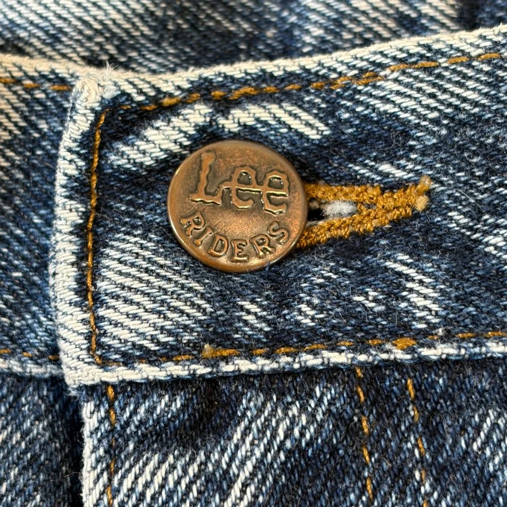 Lee Riders Jeans Women 30 Blue‎ Acid Wash High Waisted Tapered Leg Vintage 90s